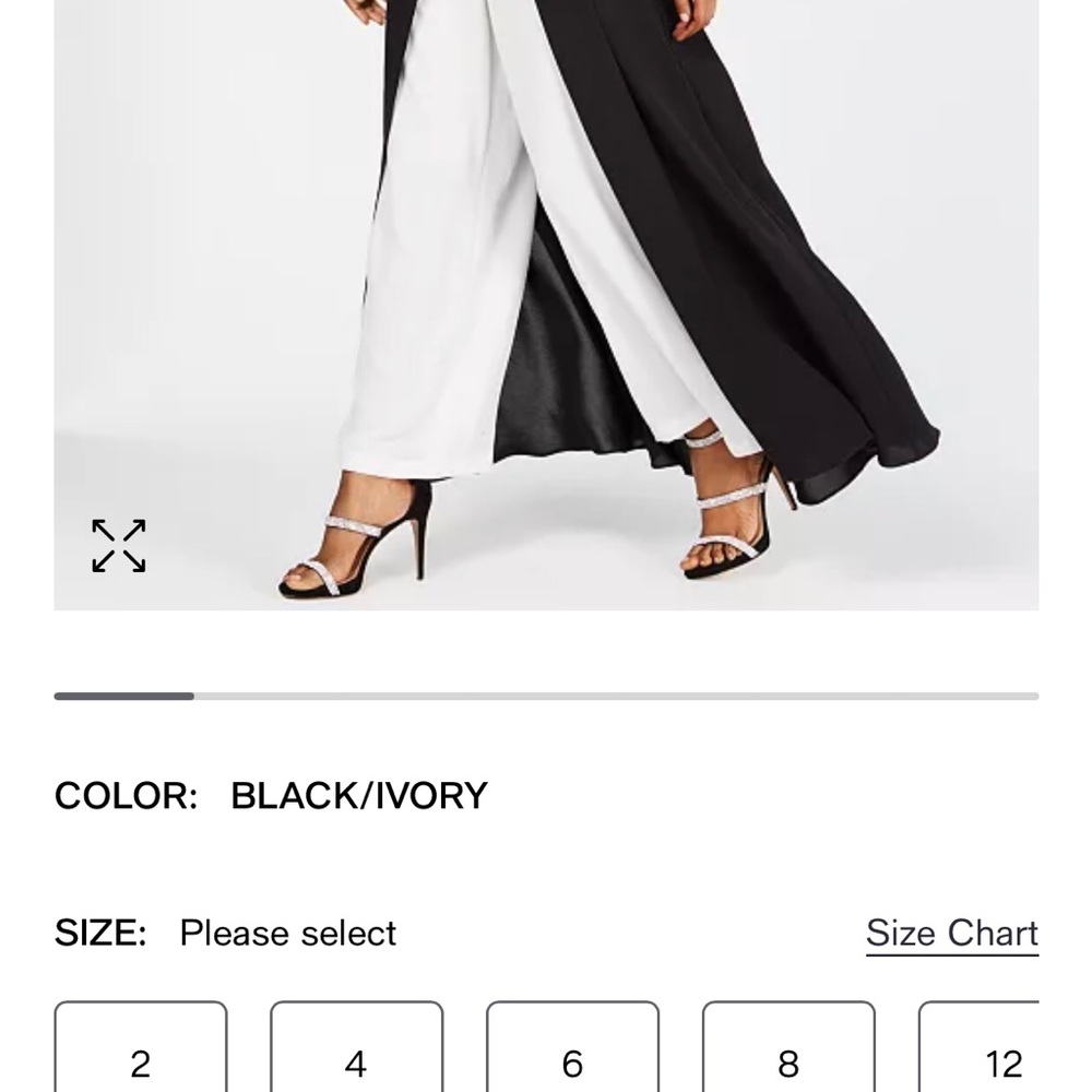 Beautiful jumpsuit, elegant….. size M- L ……..excellent condition….like new.